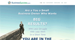 Desktop Screenshot of businesssuccess.com