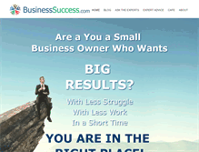 Tablet Screenshot of businesssuccess.com